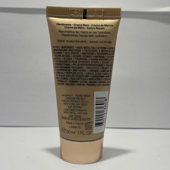 Lancome Absolue Moisturizing and Replenishing Hand Cream 30ml/1 fl oz - Picture 2 of 2